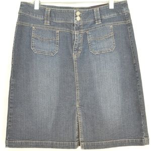 Vanilia skirt SZ US 10 EU 42 denim NWT style Julie